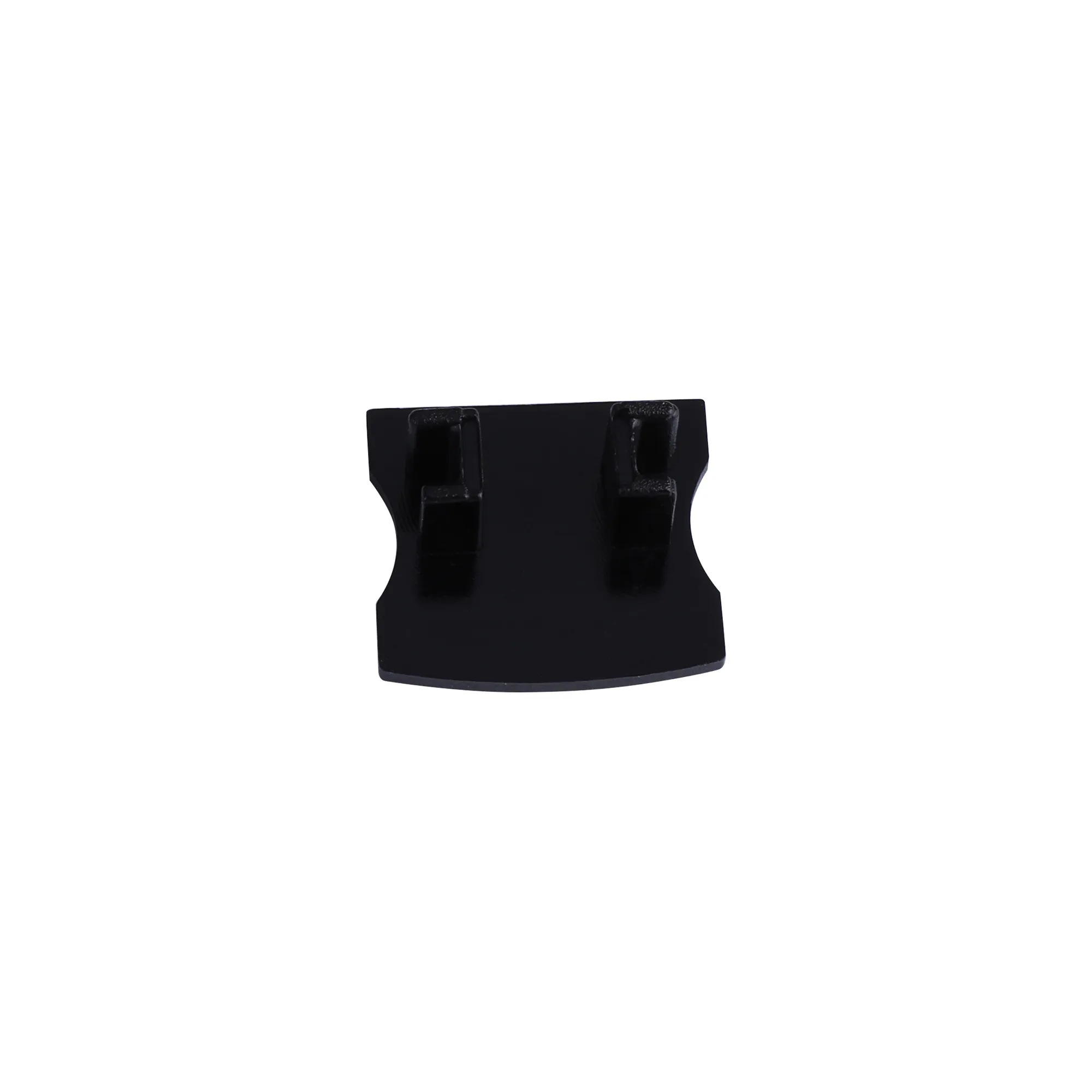 M7399  Tiras 17.3 x 15.7mm Black Profile End Cap Without Hole (1pc) for M7393